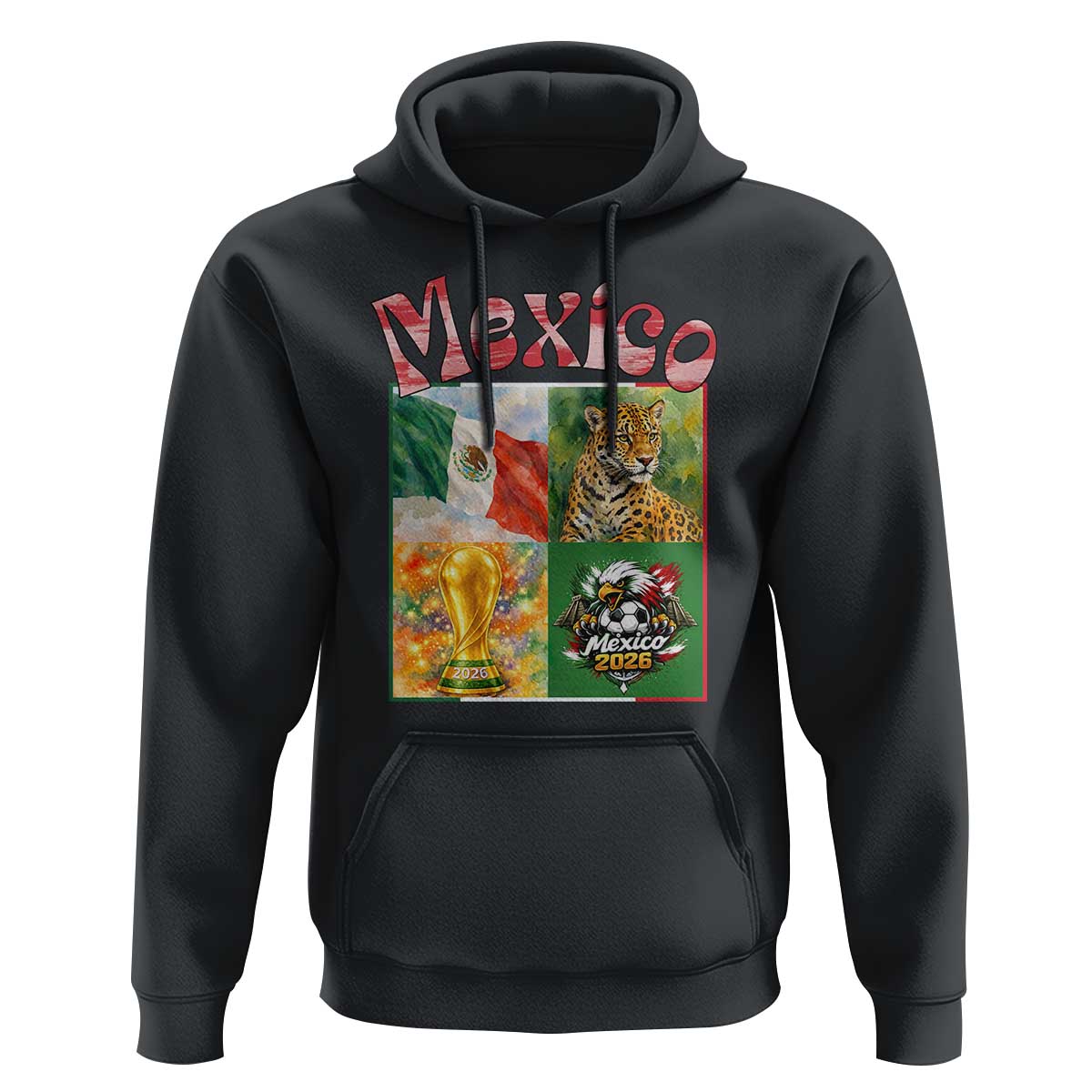 Mexico National Soccer Lover Hoodie Patriotic Mexican Fan Gift