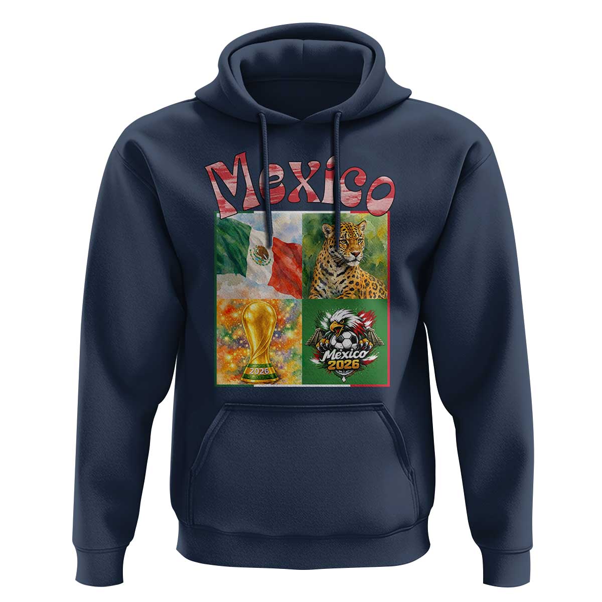 Mexico National Soccer Lover Hoodie Patriotic Mexican Fan Gift