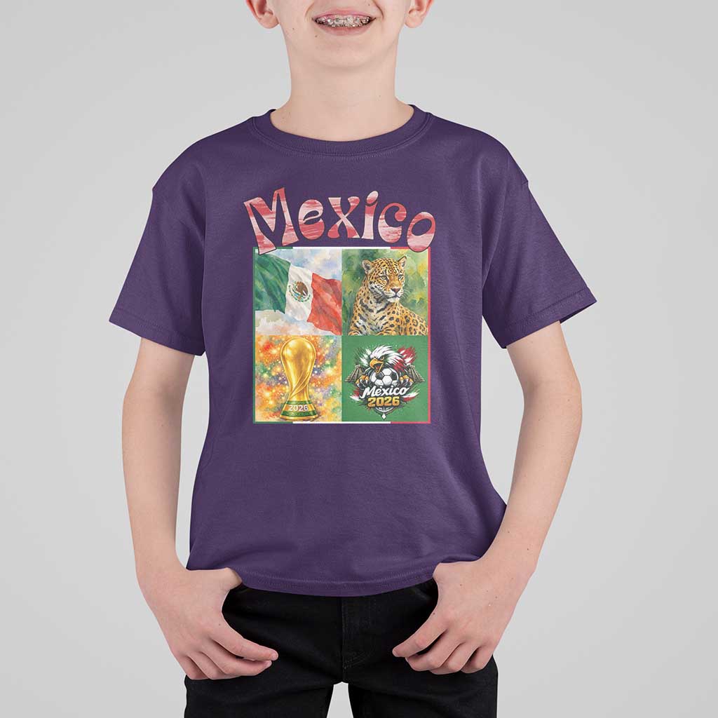 Mexico National Soccer Lover T Shirt For Kid Patriotic Mexican Fan Gift