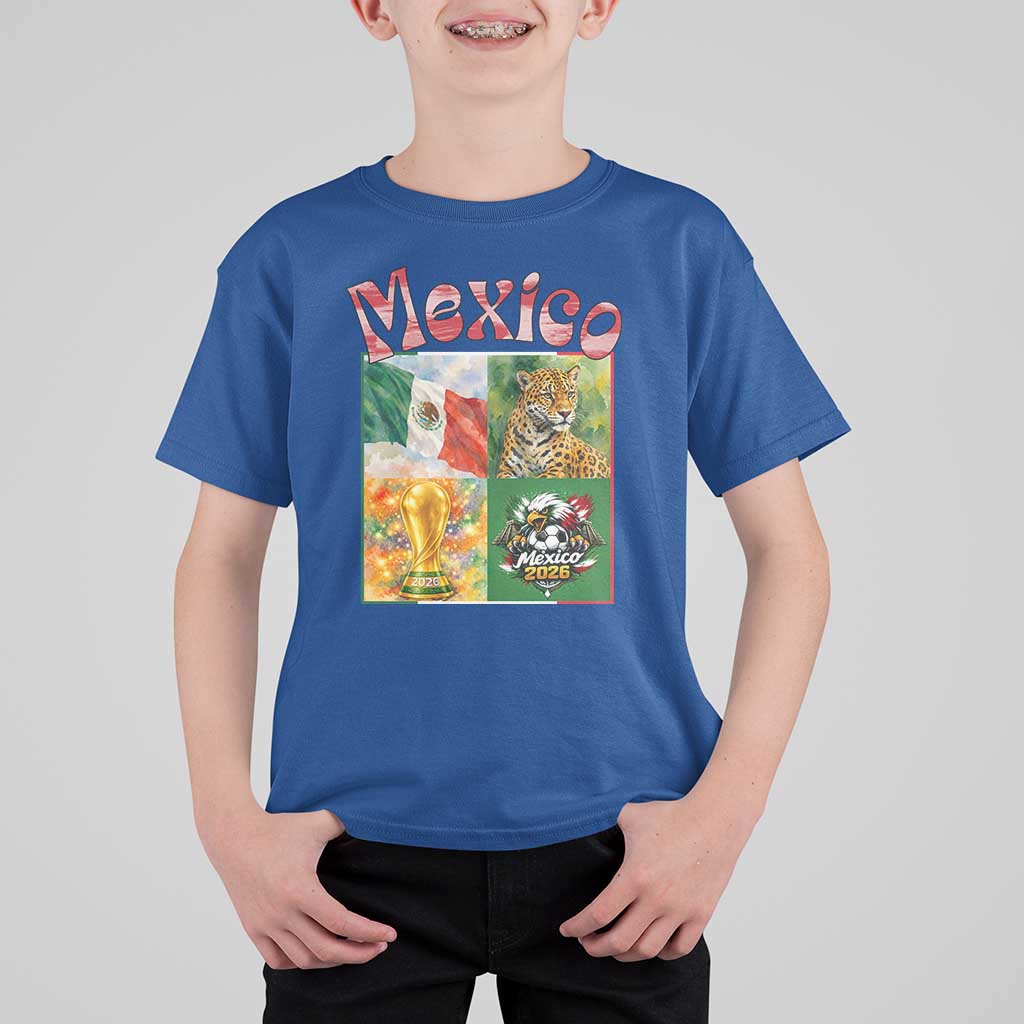 Mexico National Soccer Lover T Shirt For Kid Patriotic Mexican Fan Gift