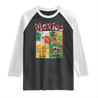 Mexico National Soccer Lover Raglan Shirt Patriotic Mexican Fan Gift