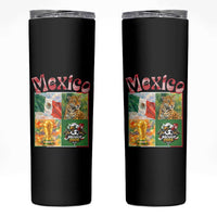 Mexico National Soccer Lover Skinny Tumbler Patriotic Mexican Fan Gift