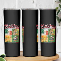 Mexico National Soccer Lover Skinny Tumbler Patriotic Mexican Fan Gift