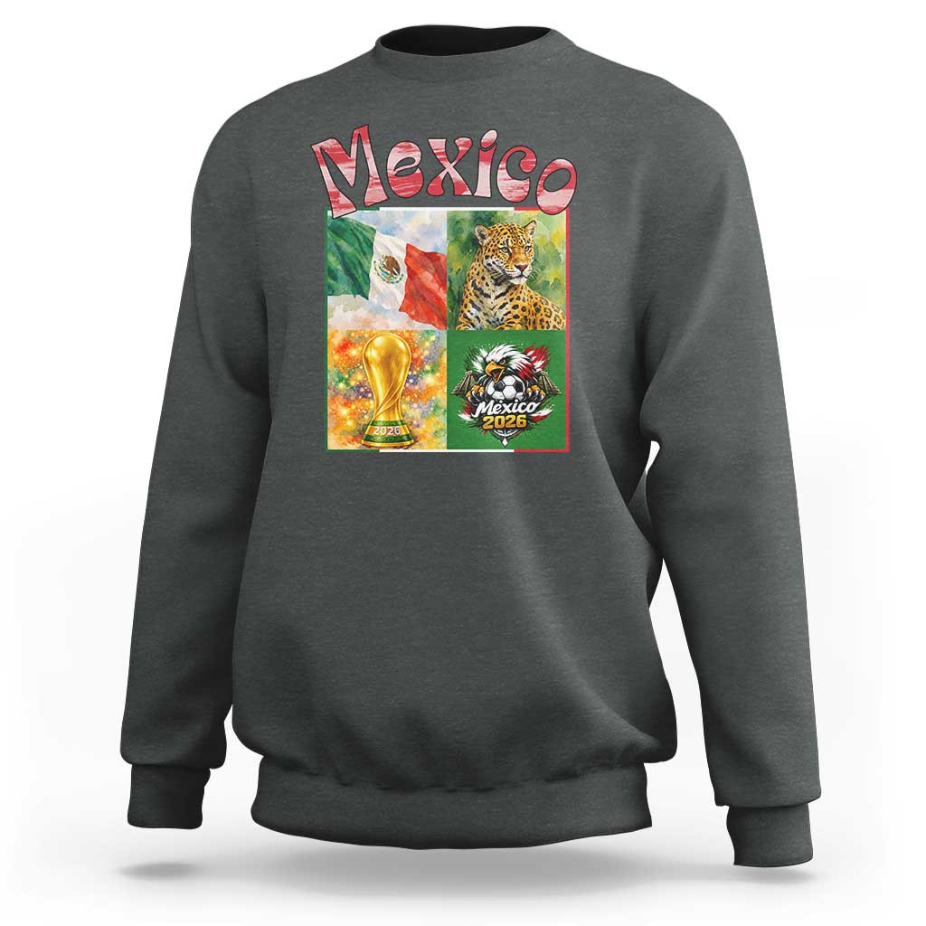 Mexico National Soccer Lover Sweatshirt Patriotic Mexican Fan Gift