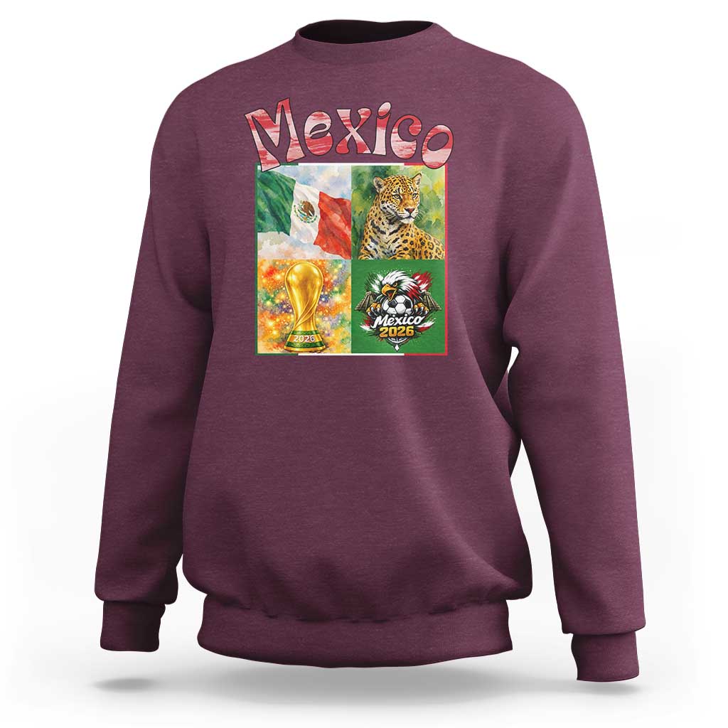 Mexico National Soccer Lover Sweatshirt Patriotic Mexican Fan Gift