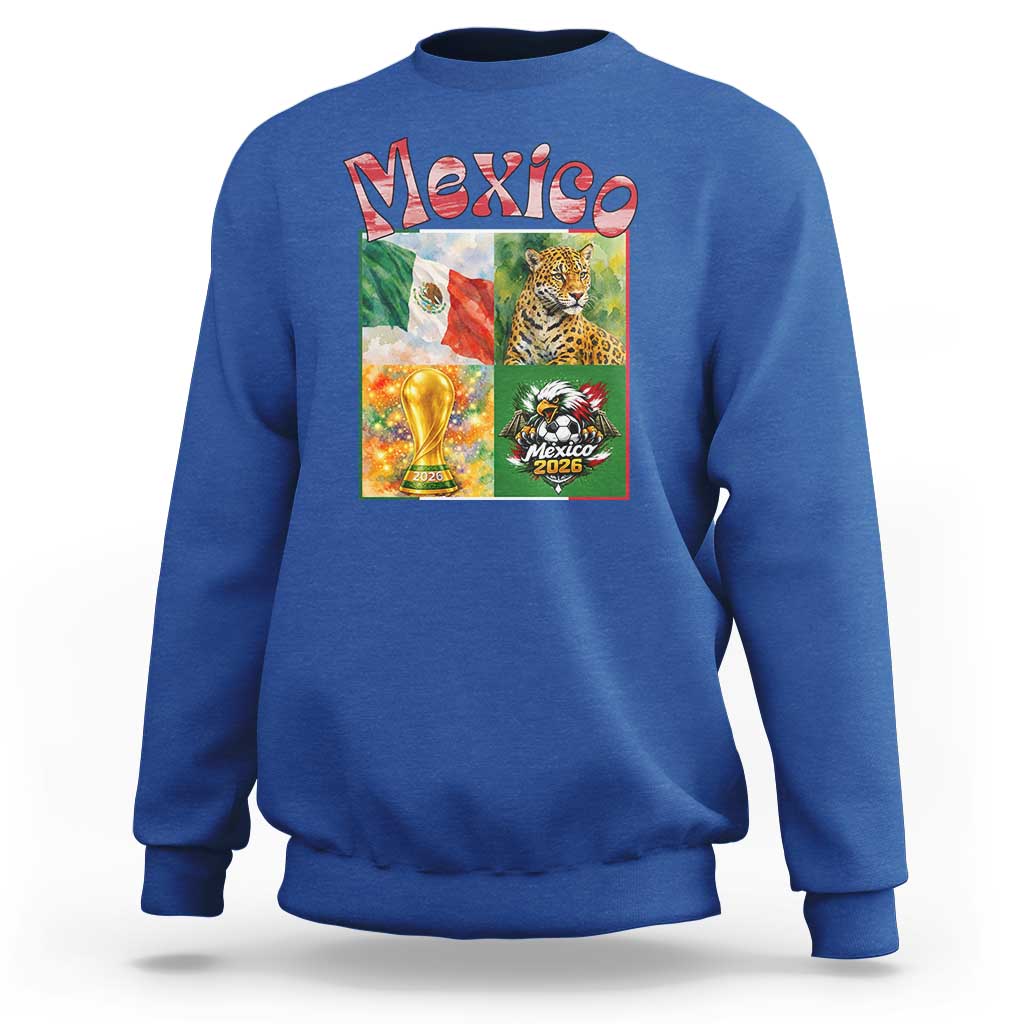 Mexico National Soccer Lover Sweatshirt Patriotic Mexican Fan Gift