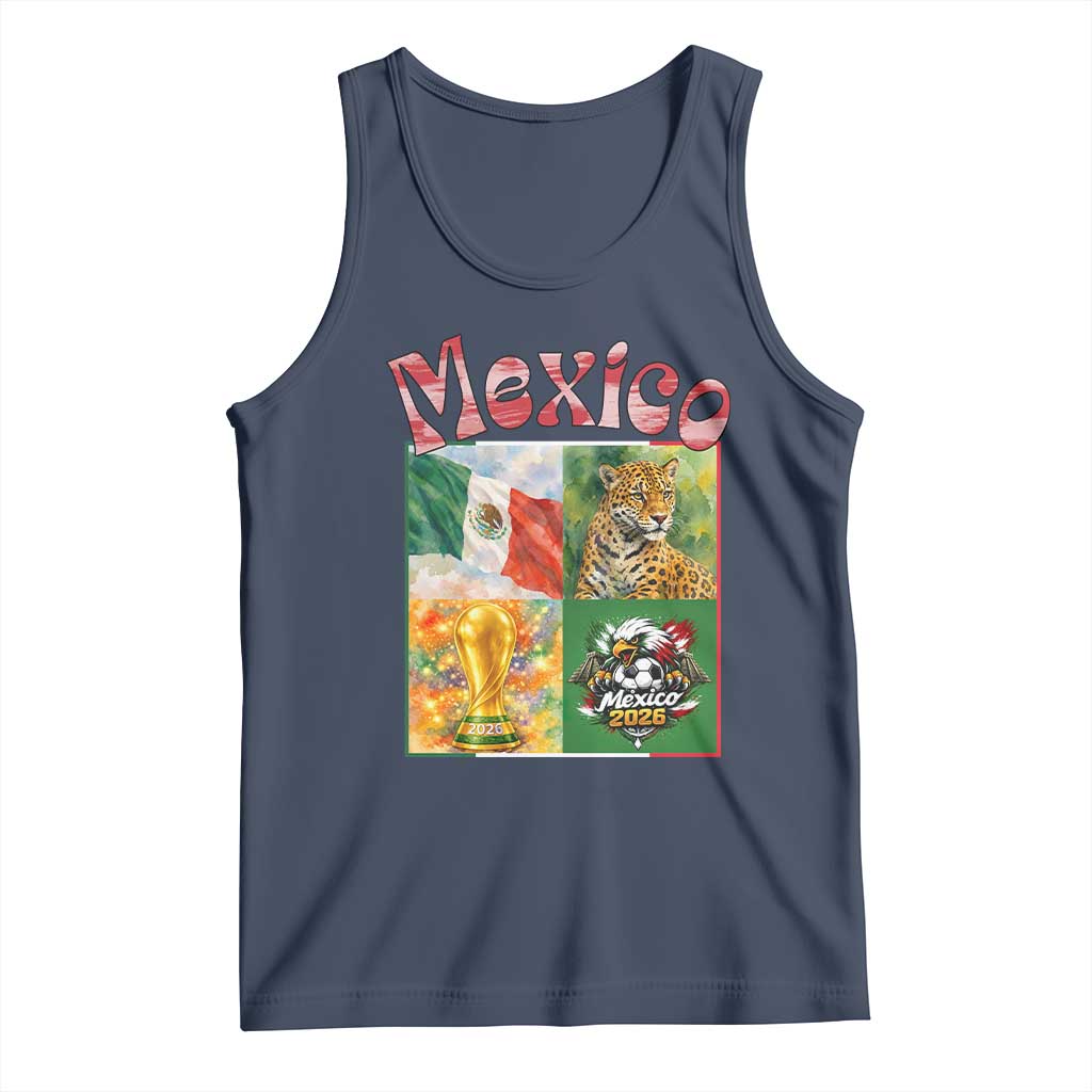 Mexico National Soccer Lover Tank Top Patriotic Mexican Fan Gift