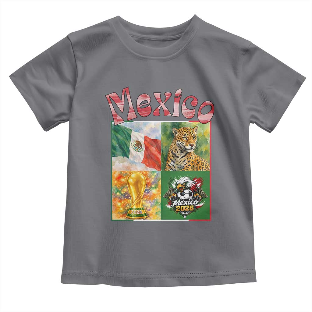 Mexico National Soccer Lover Toddler T Shirt Patriotic Mexican Fan Gift
