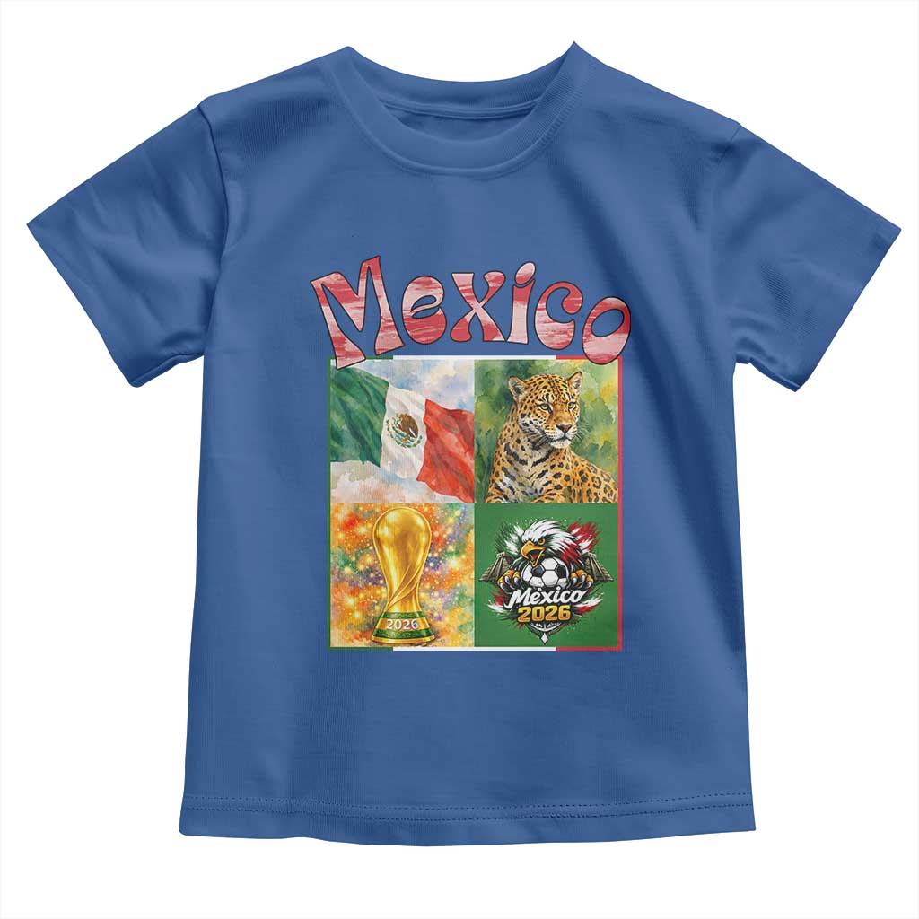 Mexico National Soccer Lover Toddler T Shirt Patriotic Mexican Fan Gift