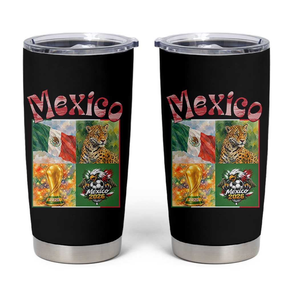Mexico National Soccer Lover Tumbler Cup Patriotic Mexican Fan Gift