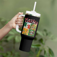 Mexico National Soccer Lover Tumbler With Handle Patriotic Mexican Fan Gift