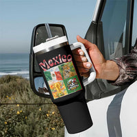 Mexico National Soccer Lover Tumbler With Handle Patriotic Mexican Fan Gift