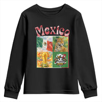Mexico National Soccer Lover Youth Sweatshirt Patriotic Mexican Fan Gift