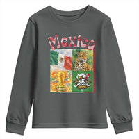 Mexico National Soccer Lover Youth Sweatshirt Patriotic Mexican Fan Gift