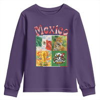 Mexico National Soccer Lover Youth Sweatshirt Patriotic Mexican Fan Gift