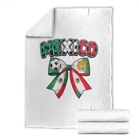 Mexico National Soccer Lover Throw Blanket Soccer Pride Fan Gift