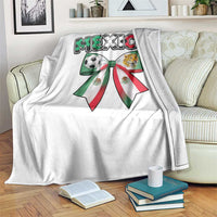 Mexico National Soccer Lover Throw Blanket Soccer Pride Fan Gift