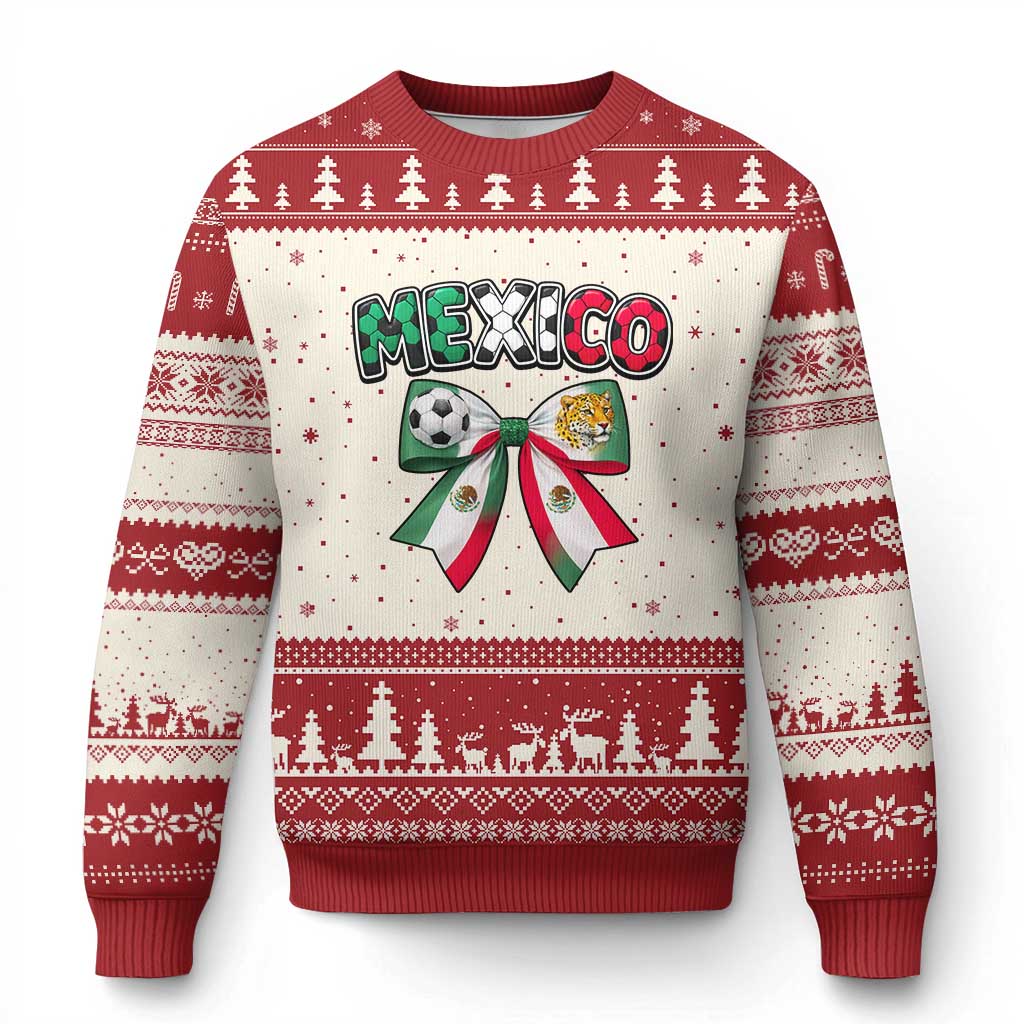 Mexico National Soccer Lover Ugly Christmas Sweater Soccer Pride Fan Gift