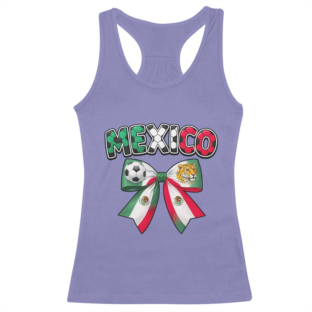 Mexico National Soccer Lover Racerback Tank Top Soccer Pride Fan Gift