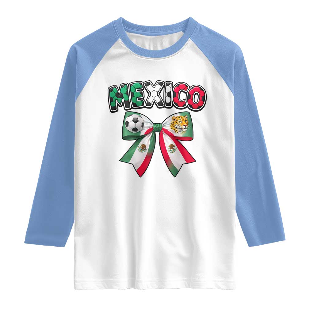 Mexico National Soccer Lover Raglan Shirt Soccer Pride Fan Gift