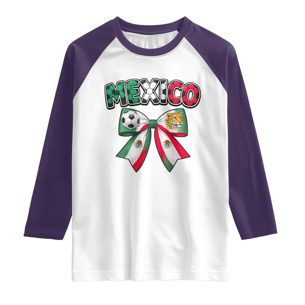 Mexico National Soccer Lover Raglan Shirt Soccer Pride Fan Gift