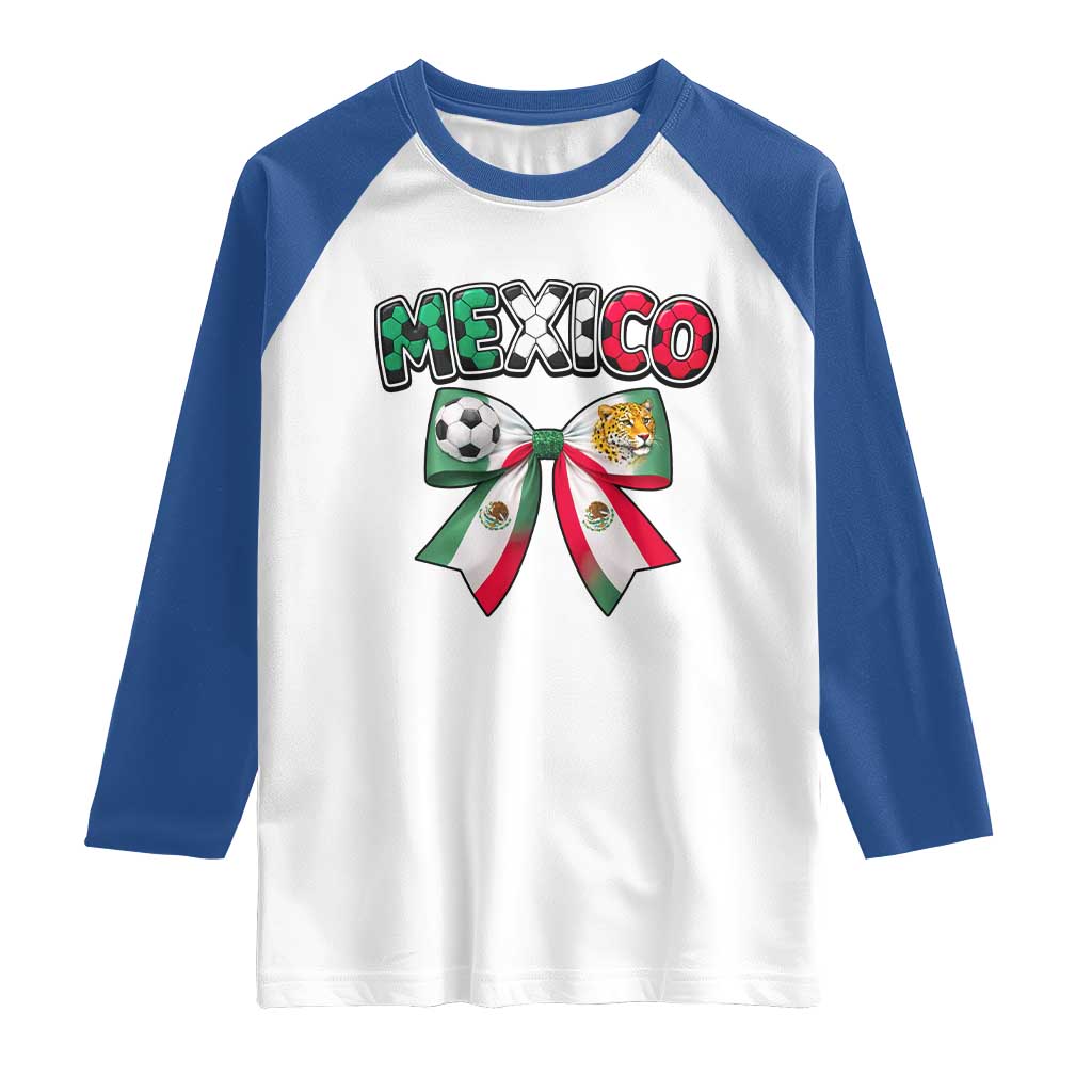 Mexico National Soccer Lover Raglan Shirt Soccer Pride Fan Gift