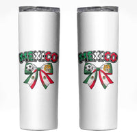 Mexico National Soccer Lover Skinny Tumbler Soccer Pride Fan Gift