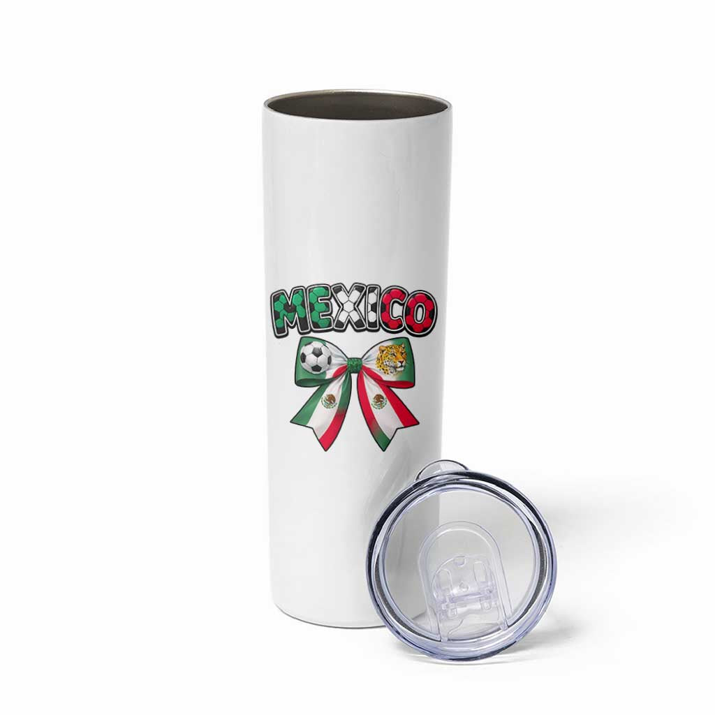 Mexico National Soccer Lover Skinny Tumbler Soccer Pride Fan Gift