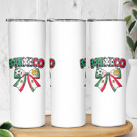 Mexico National Soccer Lover Skinny Tumbler Soccer Pride Fan Gift