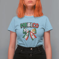 Mexico National Soccer Lover T Shirt For Women Soccer Pride Fan Gift