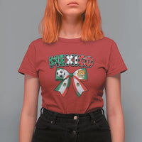 Mexico National Soccer Lover T Shirt For Women Soccer Pride Fan Gift