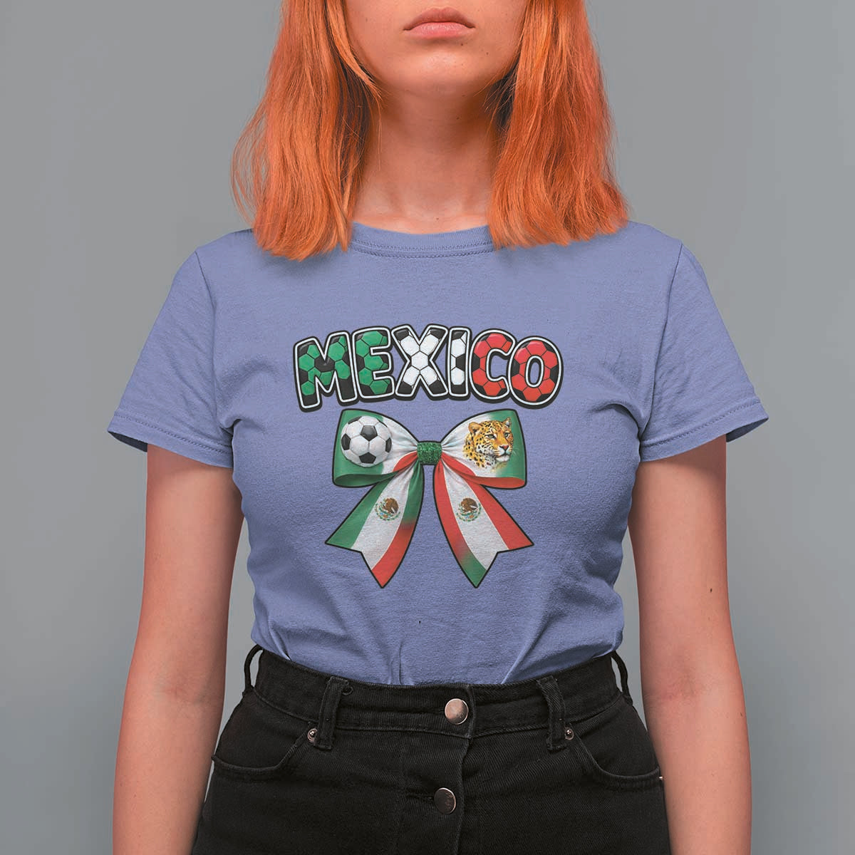 Mexico National Soccer Lover T Shirt For Women Soccer Pride Fan Gift