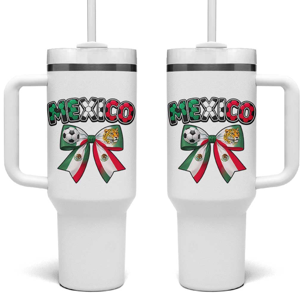 Mexico National Soccer Lover Tumbler With Handle Soccer Pride Fan Gift