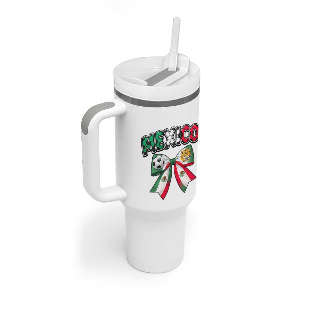 Mexico National Soccer Lover Tumbler With Handle Soccer Pride Fan Gift