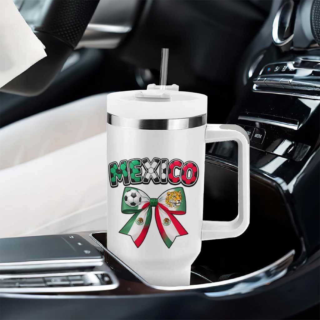 Mexico National Soccer Lover Tumbler With Handle Soccer Pride Fan Gift