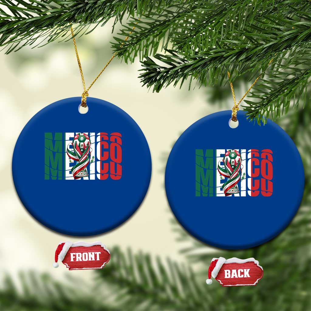 Mexico National Soccer Lover World Ceramic Ornament Football Fan Gift