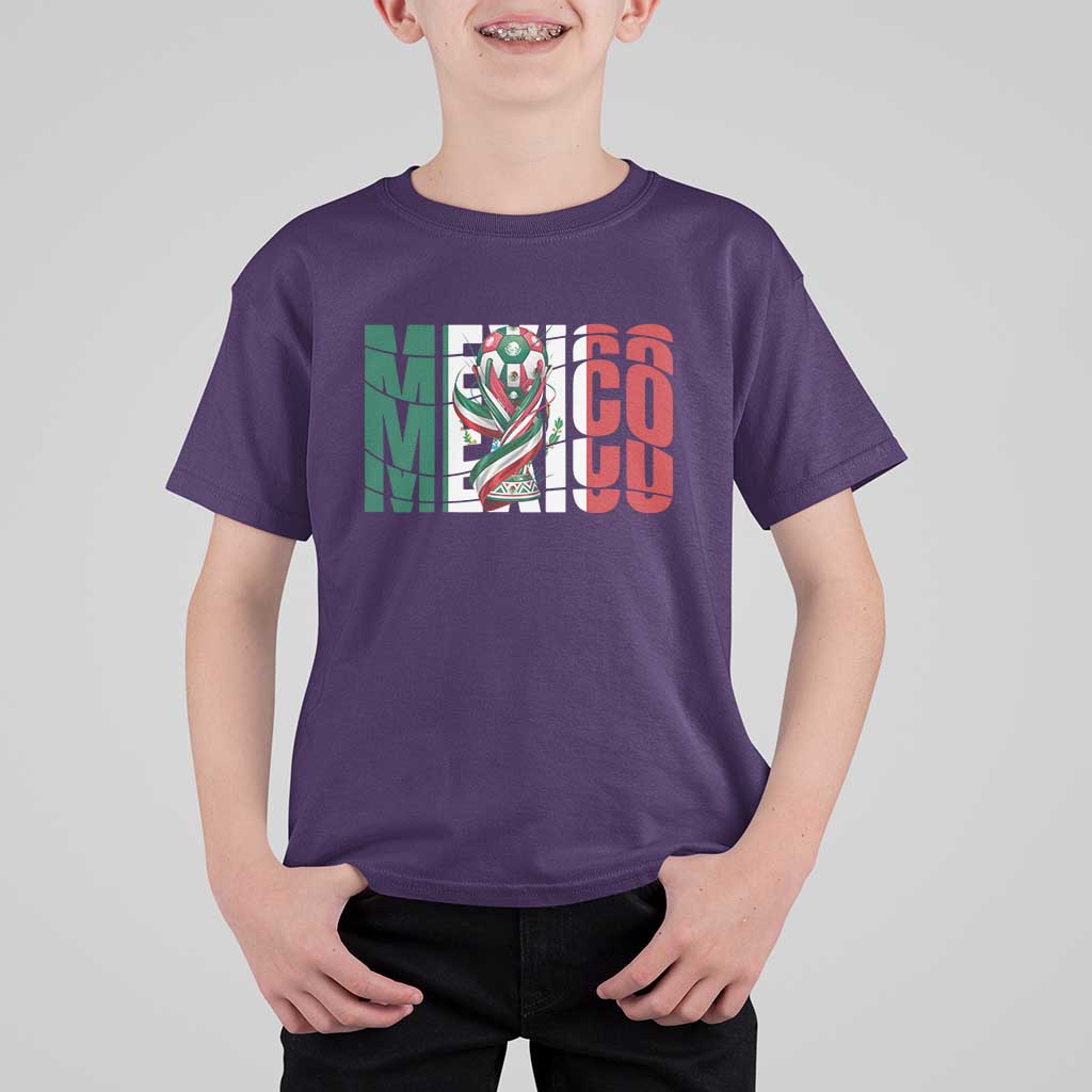 Mexico National Soccer Lover World T Shirt For Kid Football Fan Gift