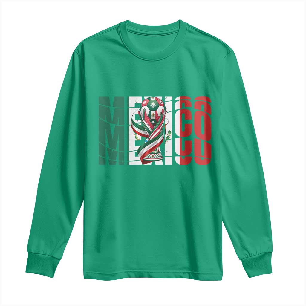 Mexico National Soccer Lover World Long Sleeve Shirt Football Fan Gift
