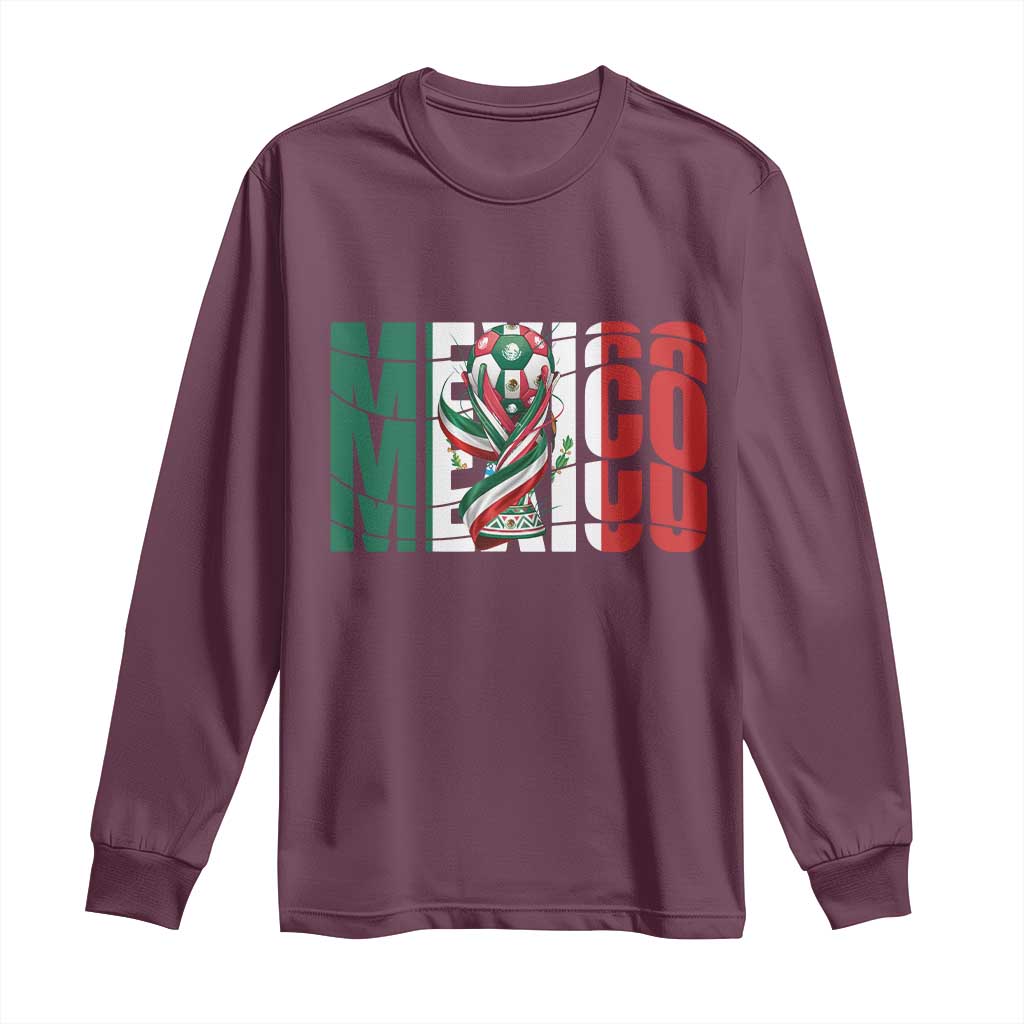 Mexico National Soccer Lover World Long Sleeve Shirt Football Fan Gift