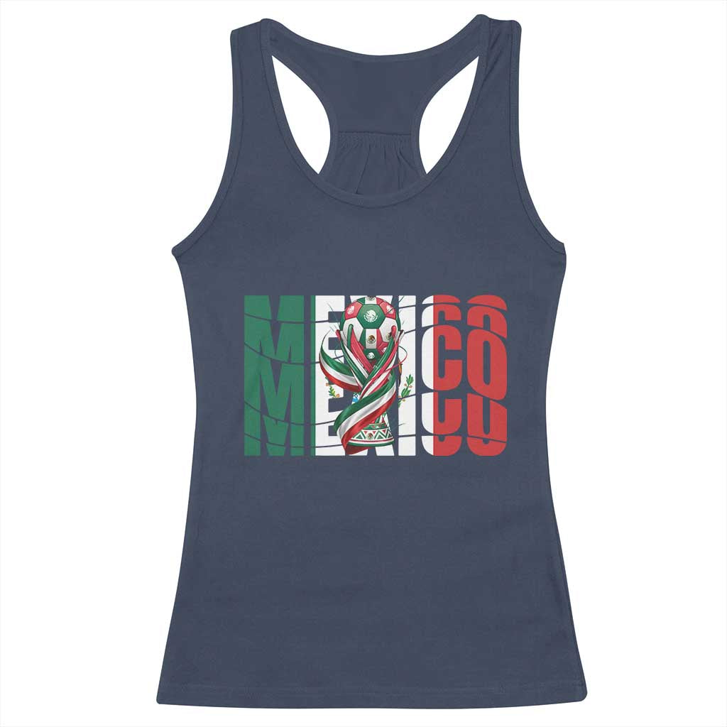 Mexico National Soccer Lover World Racerback Tank Top Football Fan Gift