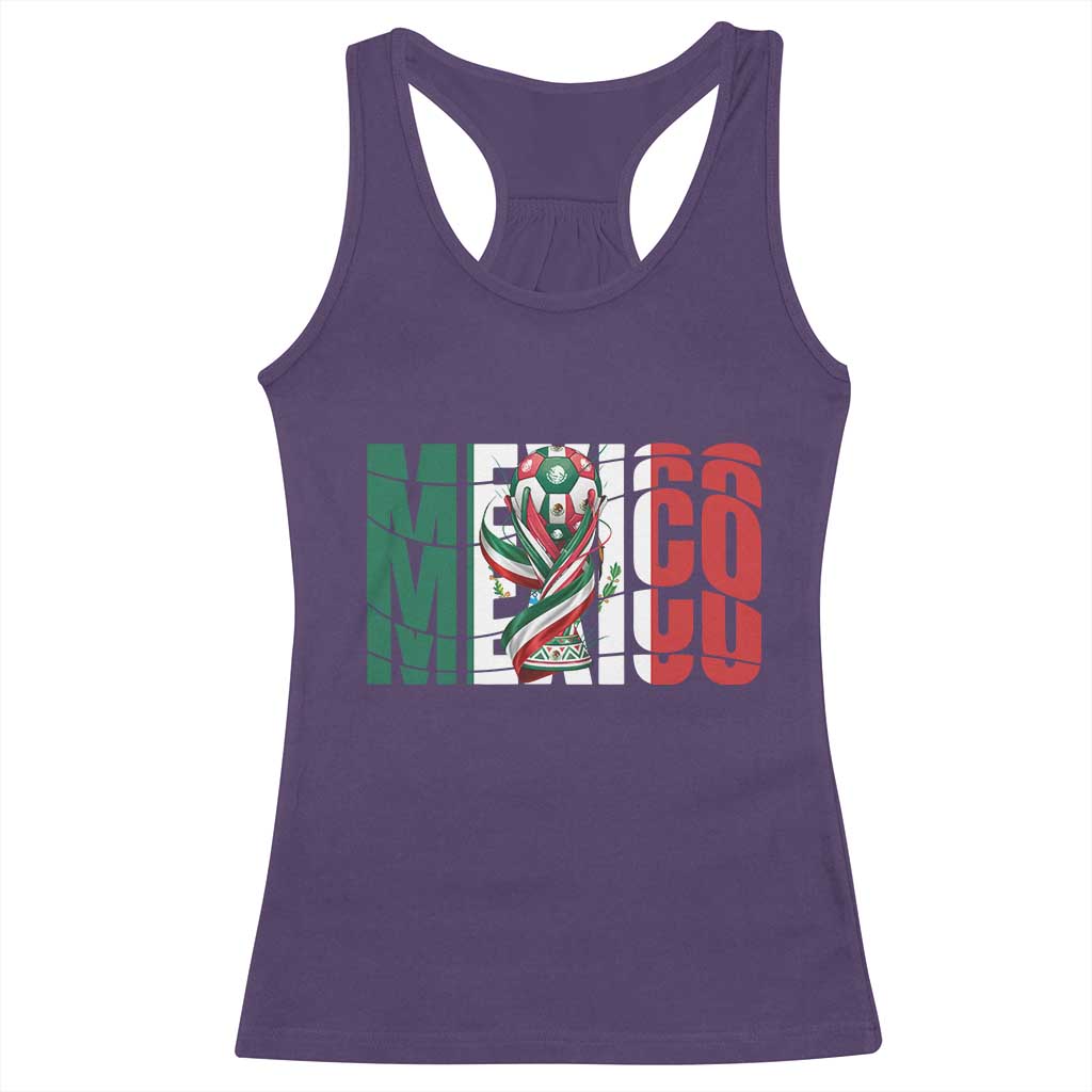 Mexico National Soccer Lover World Racerback Tank Top Football Fan Gift