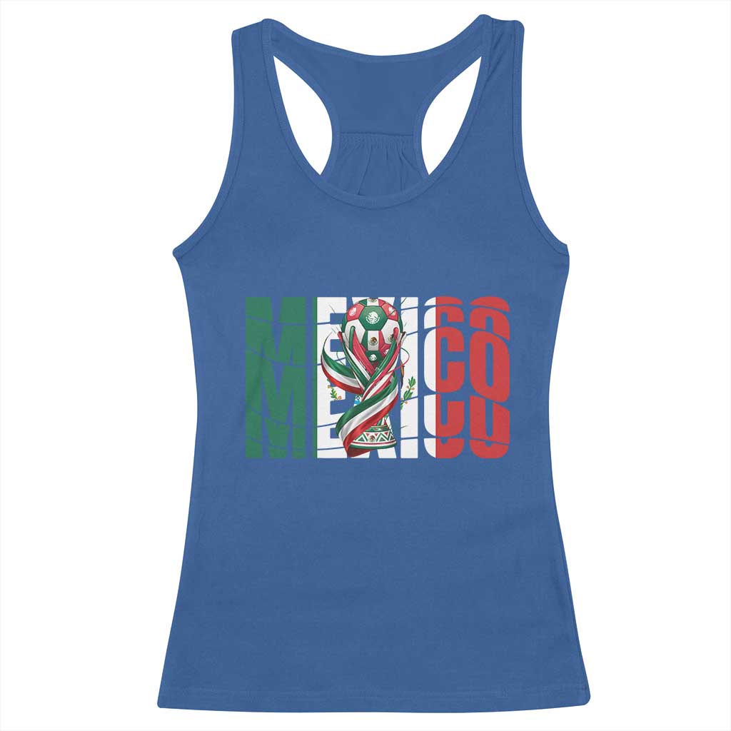 Mexico National Soccer Lover World Racerback Tank Top Football Fan Gift