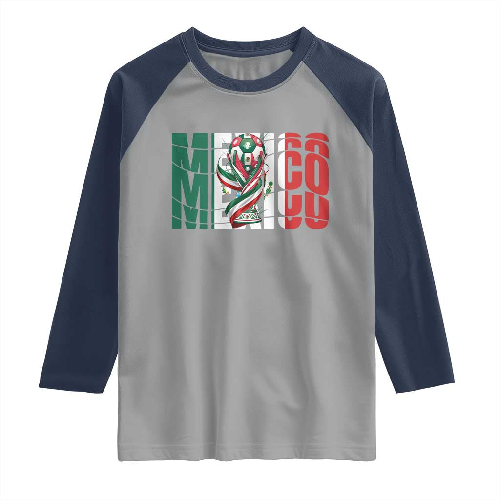 Mexico National Soccer Lover World Raglan Shirt Football Fan Gift