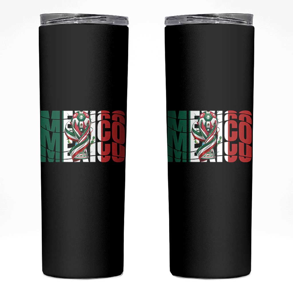 Mexico National Soccer Lover World Skinny Tumbler Football Fan Gift
