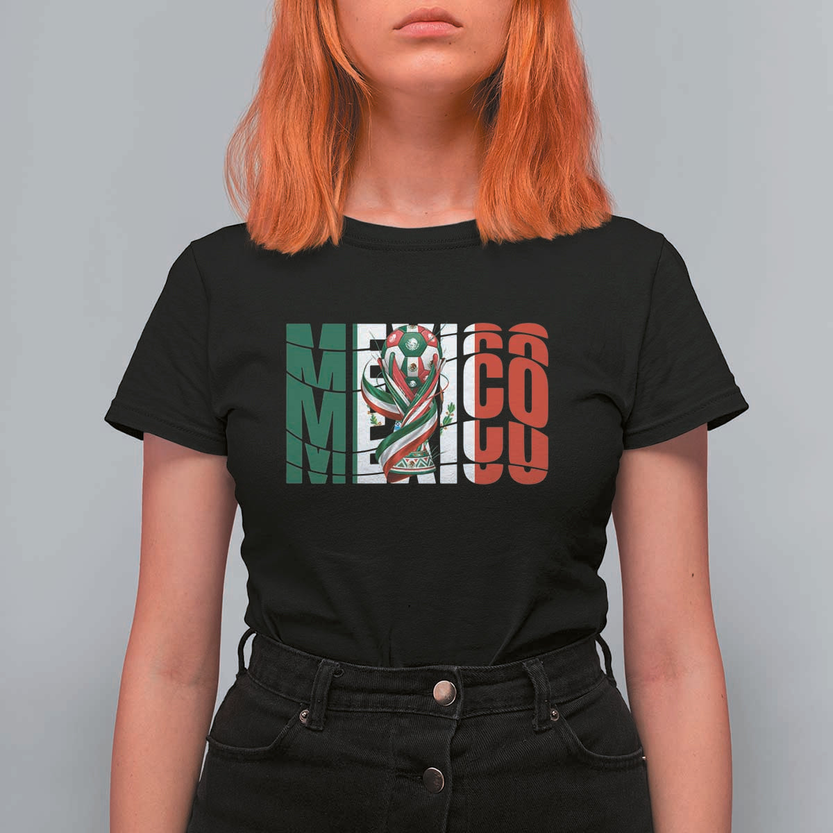 Mexico National Soccer Lover World T Shirt For Women Football Fan Gift