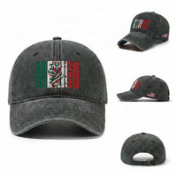 Mexico National Soccer Lover World Washed Cotton Baseball Cap Football Fan Gift