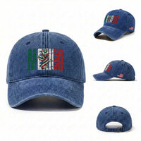 Mexico National Soccer Lover World Washed Cotton Baseball Cap Football Fan Gift