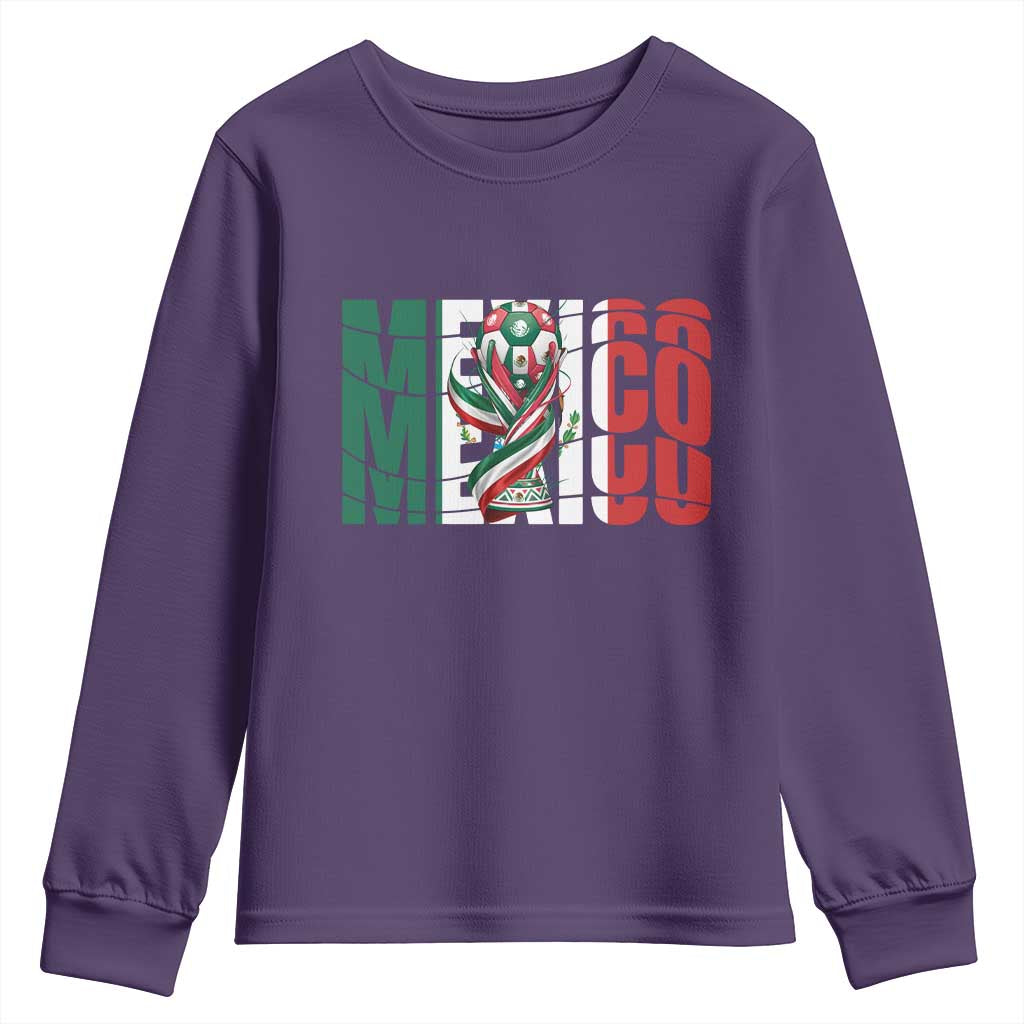 Mexico National Soccer Lover World Youth Sweatshirt Football Fan Gift