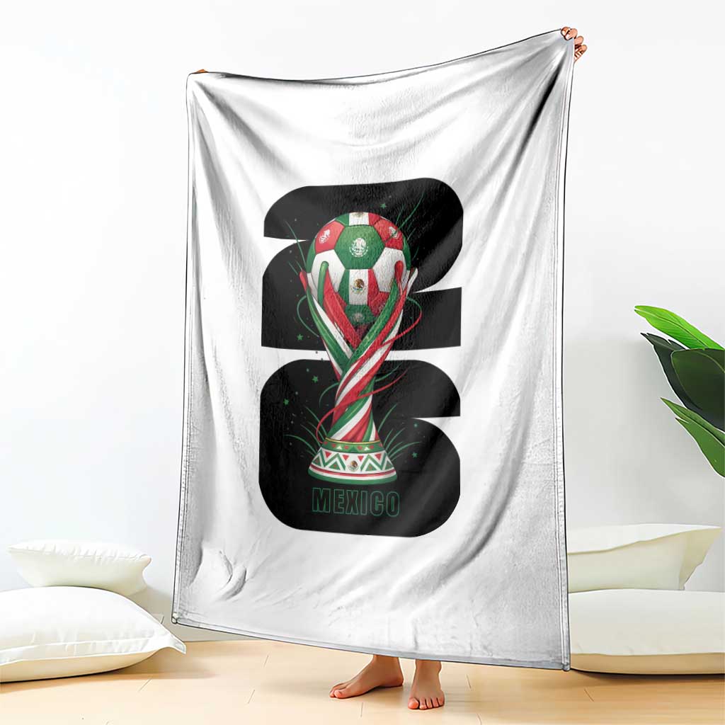 Proud Mexico National Soccer Lover Fan Gift Throw Blanket