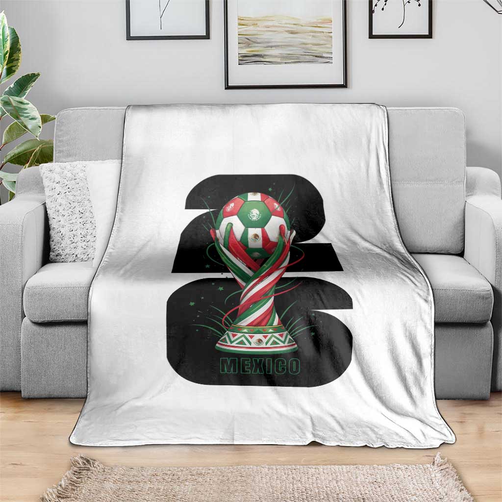 Proud Mexico National Soccer Lover Fan Gift Throw Blanket